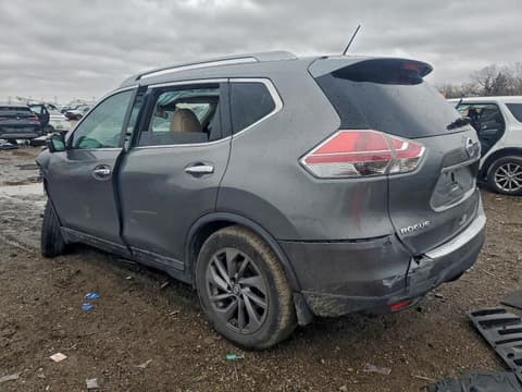 2016 Nissan Rogue, VIN 5N1AT2MT0GC742186. Фото 2 з 6 з аукціону Copart. Каталог авто зі США OpenDataCar.
