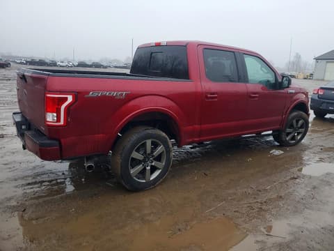 2016 Ford F-150 Lightning, VIN 1FTEW1EF2GFC58499. Фото 3 з 6 з аукціону Copart. Каталог авто зі США OpenDataCar.