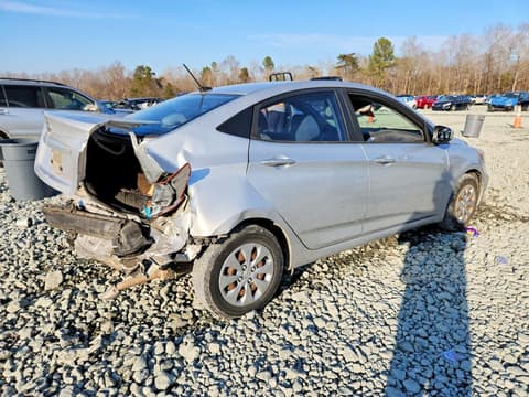 2016 Hyundai Accent, VIN KMHCT4AE3GU103093. Фото 3 з 6 з аукціону Copart. Каталог авто зі США OpenDataCar.