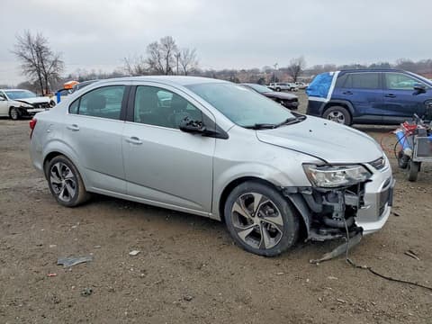 2018 Chevrolet Sonic, VIN 1G1JF5SB1J4106166. Фото 4 из 6 с аукциона Copart. Каталог авто из США OpenDataCar.