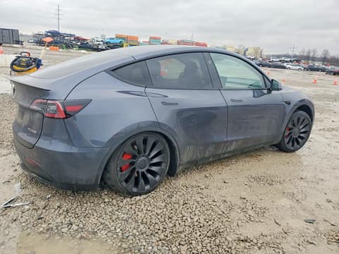2023 Tesla Model Y, VIN 7SAYGDEF0PF909714. Фото 3 з 6 з аукціону Copart. Каталог авто зі США OpenDataCar.