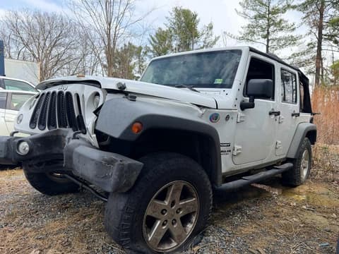 2014 Jeep Wrangler Unlimited, VIN 1C4HJWDG0EL208119. Photo 2 of 6 from Copart auction. OpenDataCar US salvage catalog.