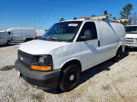 2017 Chevrolet Express 2500, VIN 1GCWGAFF4H1134457. Фото 1 з 6 з аукціону Copart. Каталог авто зі США OpenDataCar.