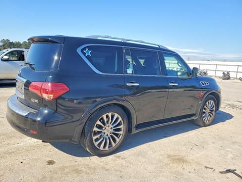 2017 Infiniti QX80, VIN JN8AZ2NC6H9431821. Фото 3 з 6 з аукціону Copart. Каталог авто зі США OpenDataCar.