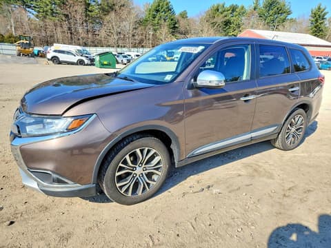 2016 Mitsubishi Outlander, VIN JA4AZ3A33GZ014625. Фото 1 з 6 з аукціону Copart. Каталог авто зі США OpenDataCar.
