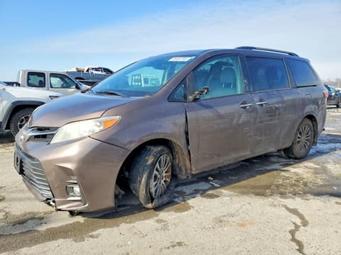 2018 Toyota Sienna, VIN 5TDYZ3DC9JS929942. Photo 1 of 6 from Copart auction. OpenDataCar US salvage catalog.
