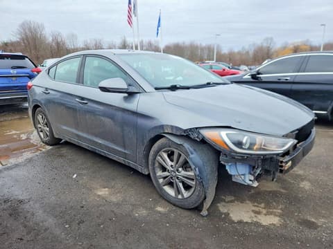 2018 Hyundai Elantra, VIN 5NPD84LF0JH393987. Фото 4 из 6 с аукциона Copart. Каталог авто из США OpenDataCar.