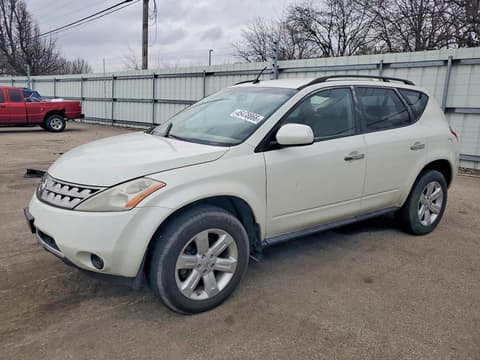 2007 Nissan Murano, VIN JN8AZ08W37W663531. Photo 1 of 6 from Copart auction. OpenDataCar US salvage catalog.