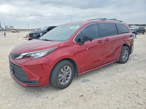 2022 Toyota Sienna, VIN 5TDKRKEC1NS123453. Фото 1 з 6 з аукціону Copart. Каталог авто зі США OpenDataCar.