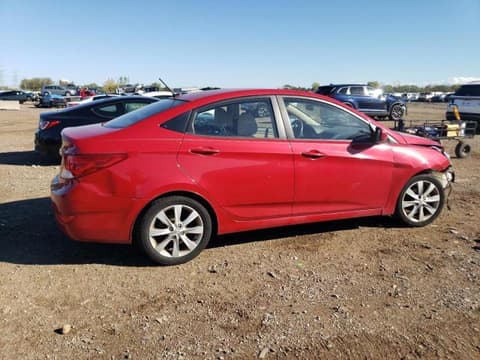 2013 Hyundai Accent, VIN KMHCU4AE0DU577625. Фото 3 з 6 з аукціону Copart. Каталог авто зі США OpenDataCar.