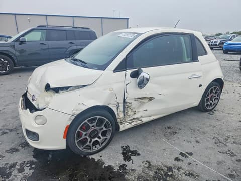 2012 Fiat 500, VIN 3C3CFFBR0CT254202. Фото 1 з 6 з аукціону Copart. Каталог авто зі США OpenDataCar.