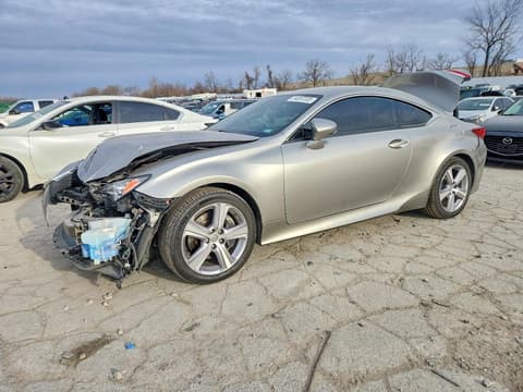 2016 Lexus RC 200t, VIN JTHHA5BC9G5003236. Фото 1 з 6 з аукціону Copart. Каталог авто зі США OpenDataCar.