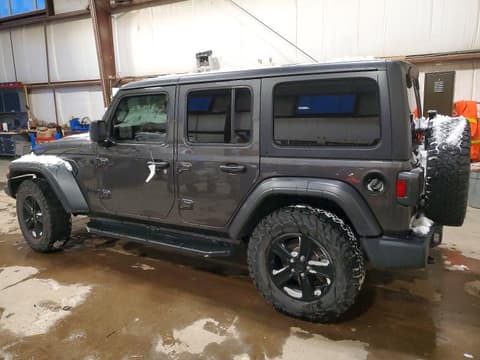 2020 Jeep Wrangler Unlimited, VIN 1C4HJXDN2LW165953. Photo 2 of 6 from Copart auction. OpenDataCar US salvage catalog.