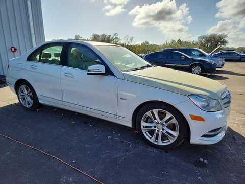 2012 Mercedes-benz C-Class, VIN WDDGF4HBXCA626136. Фото 4 з 6 з аукціону Copart. Каталог авто зі США OpenDataCar.