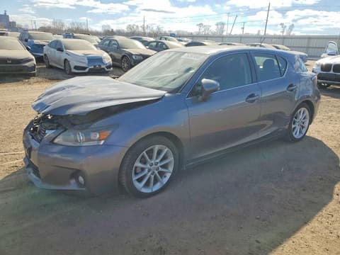 2012 Lexus CT 200, VIN JTHKD5BH4C2055474. Фото 1 з 6 з аукціону Copart. Каталог авто зі США OpenDataCar.
