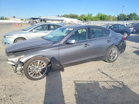 2018 Infiniti Q50, VIN JN1EV7APXJM356156. Фото 1 з 6 з аукціону Copart. Каталог авто зі США OpenDataCar.