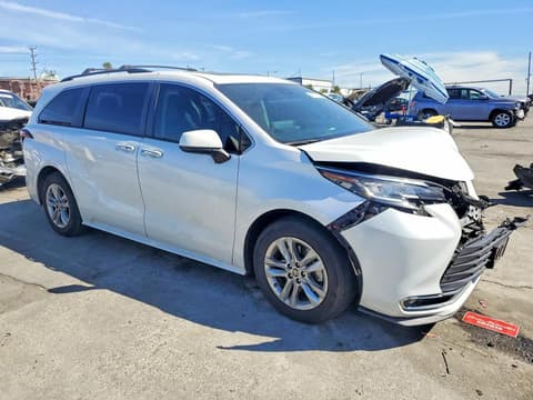 2022 Toyota Sienna, VIN 5TDJRKEC7NS107947. Фото 4 из 6 с аукциона Copart. Каталог авто из США OpenDataCar.