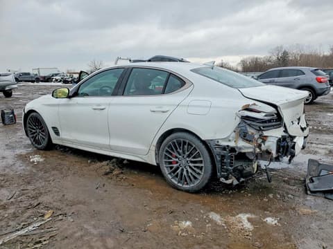 2022 Genesis G70, VIN KMTG14TE3NU081300. Фото 2 з 6 з аукціону Copart. Каталог авто зі США OpenDataCar.