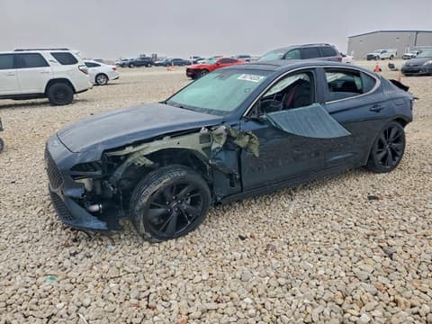 2023 Genesis G70, VIN KMTG34TA8PU117024. Фото 1 з 6 з аукціону Copart. Каталог авто зі США OpenDataCar.