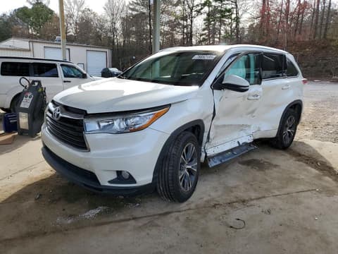 2016 Toyota Highlander, VIN 5TDKKRFH8GS181425. Фото 1 з 6 з аукціону Copart. Каталог авто зі США OpenDataCar.
