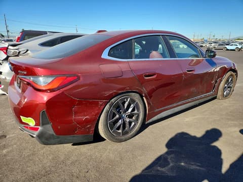 2023 Bmw i4, VIN WBY43AW04PFR35646. Фото 3 з 6 з аукціону Copart. Каталог авто зі США OpenDataCar.