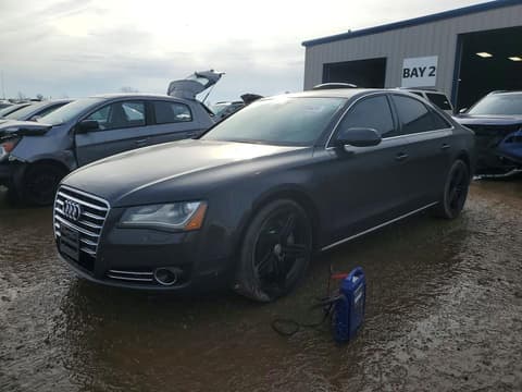 2013 Audi A8 Quattro, VIN WAUAGAFD8DN031826. Zdjęcie 1 z 6 z aukcji Copart. Katalog aut z USA OpenDataCar.