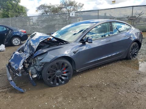 2023 Tesla Model 3, VIN 5YJ3E1EC7PF596307. Фото 1 з 6 з аукціону Copart. Каталог авто зі США OpenDataCar.