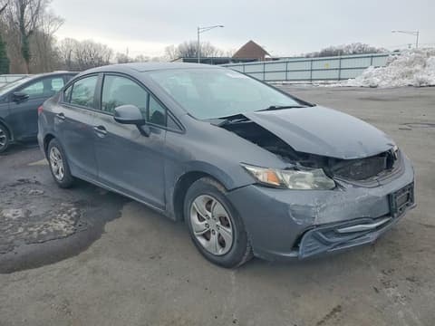 2013 Honda Civic, VIN 2HGFB2F54DH598602. Фото 4 з 6 з аукціону Copart. Каталог авто зі США OpenDataCar.