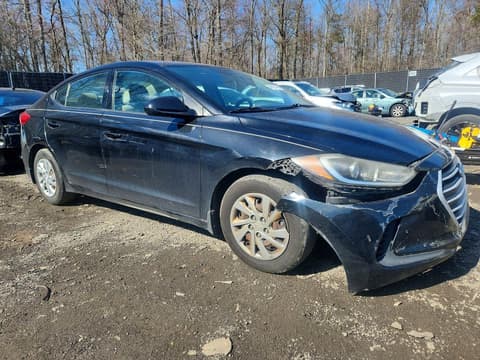 2018 Hyundai Elantra, VIN KMHD74LF0JU574110. Photo 4 of 6 from Copart auction. OpenDataCar US salvage catalog.
