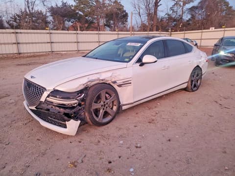 2021 Genesis G80, VIN KMTGC4SD5MU086290. Фото 1 з 6 з аукціону Copart. Каталог авто зі США OpenDataCar.