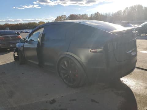 2020 Tesla Model X, VIN 5YJXCBE46LF283992. Фото 2 з 6 з аукціону Copart. Каталог авто зі США OpenDataCar.