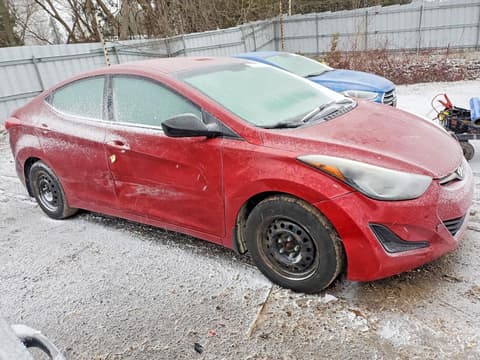 2016 Hyundai Elantra, VIN 5NPDH4AE4GH773949. Фото 4 из 6 с аукциона Copart. Каталог авто из США OpenDataCar.