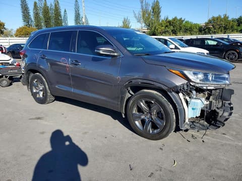 2017 Toyota Highlander, VIN 5TDDZRFH8HS380559. Zdjęcie 4 z 6 z aukcji Copart. Katalog aut z USA OpenDataCar.