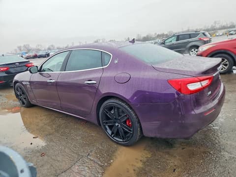 2017 Maserati Quattroporte, VIN ZAM56RRL7H1246924. Фото 2 з 6 з аукціону Copart. Каталог авто зі США OpenDataCar.