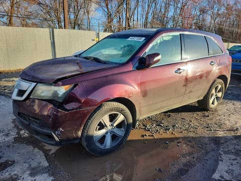 2011 Acura MDX, VIN 2HNYD2H6XBH533106. Фото 1 з 6 з аукціону Copart. Каталог авто зі США OpenDataCar.
