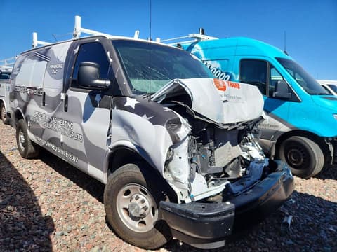 2023 Chevrolet Express 2500, VIN 1GCWGAFP0P1245935. Фото 4 из 6 с аукциона Copart. Каталог авто из США OpenDataCar.