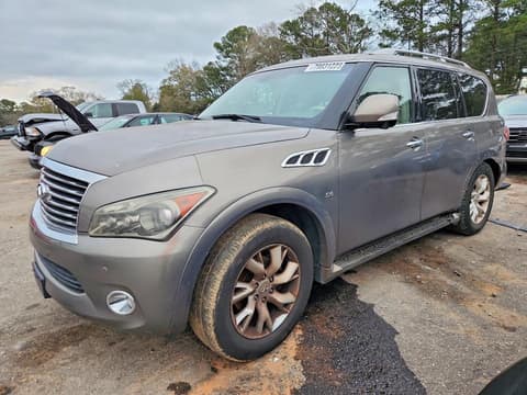 2014 Infiniti QX80, VIN JN8AZ2NF0E9556268. Фото 1 з 6 з аукціону Copart. Каталог авто зі США OpenDataCar.
