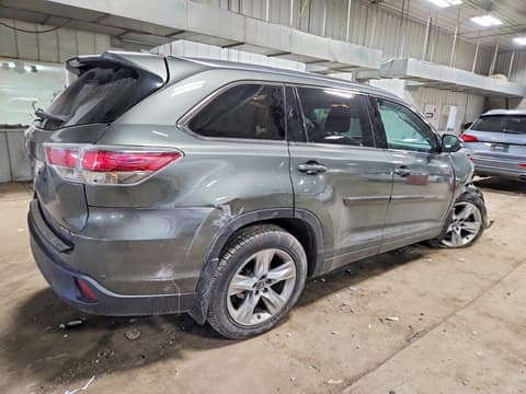 2016 Toyota Highlander, VIN 5TDDKRFH6GS280706. Фото 3 з 6 з аукціону Copart. Каталог авто зі США OpenDataCar.