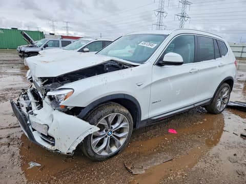 2017 Bmw X3, VIN 5UXWX9C38H0W70325. Фото 1 з 6 з аукціону Copart. Каталог авто зі США OpenDataCar.