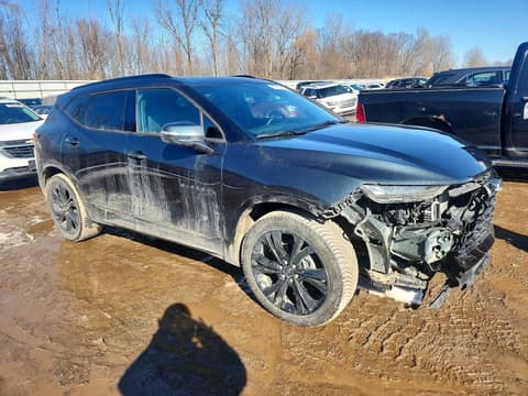 2019 Chevrolet Blazer, VIN 3GNKBJRS8KS638934. Photo 4 of 6 from Copart auction. OpenDataCar US salvage catalog.