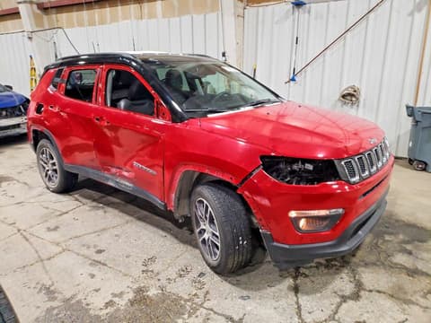 2018 Jeep Compass, VIN 3C4NJDBB1JT483835. Photo 4 of 6 from Copart auction. OpenDataCar US salvage catalog.