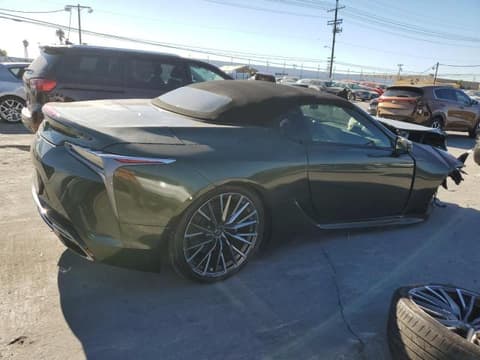 2024 Lexus LC 500, VIN JTHMPAAYXRA109336. Фото 3 из 6 с аукциона Copart. Каталог авто из США OpenDataCar.