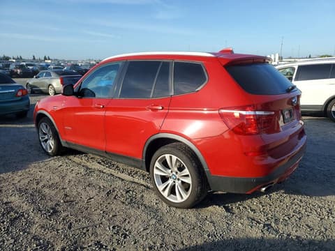 2016 Bmw X3, VIN 5UXWY3C53G0N88271. Фото 2 из 6 с аукциона Copart. Каталог авто из США OpenDataCar.