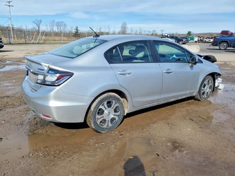 2015 Honda Civic Hybrid, VIN 19XFB4F2XFE201084. Фото 3 з 6 з аукціону Copart. Каталог авто зі США OpenDataCar.