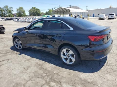 2023 Audi A3, VIN WAUAUDGY4PA044743. Photo 2 of 6 from Copart auction. OpenDataCar US salvage catalog.