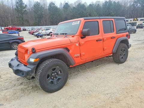 2019 Jeep Wrangler Unlimited, VIN 1C4HJXDN3KW526072. Photo 1 of 6 from Copart auction. OpenDataCar US salvage catalog.