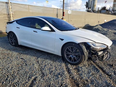 2021 Tesla Model S, VIN 5YJSA1E52MF452345. Zdjęcie 4 z 6 z aukcji Copart. Katalog aut z USA OpenDataCar.