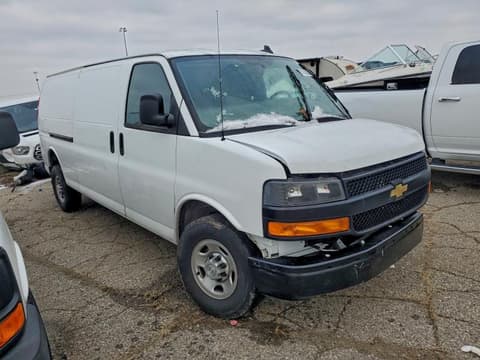 2023 Chevrolet Express 2500, VIN 1GCWGBFP5P1175337. Фото 4 з 6 з аукціону Copart. Каталог авто зі США OpenDataCar.