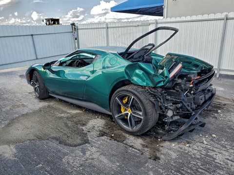 2024 Ferrari 296 GTB, VIN ZFF99SLA0R0311553. Photo 2 of 6 from Copart auction. OpenDataCar US salvage catalog.