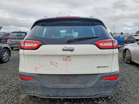 2016 Jeep Cherokee, VIN 1C4PJLAB6GW176684. Фото 6 из 6 с аукциона Copart. Каталог авто из США OpenDataCar.